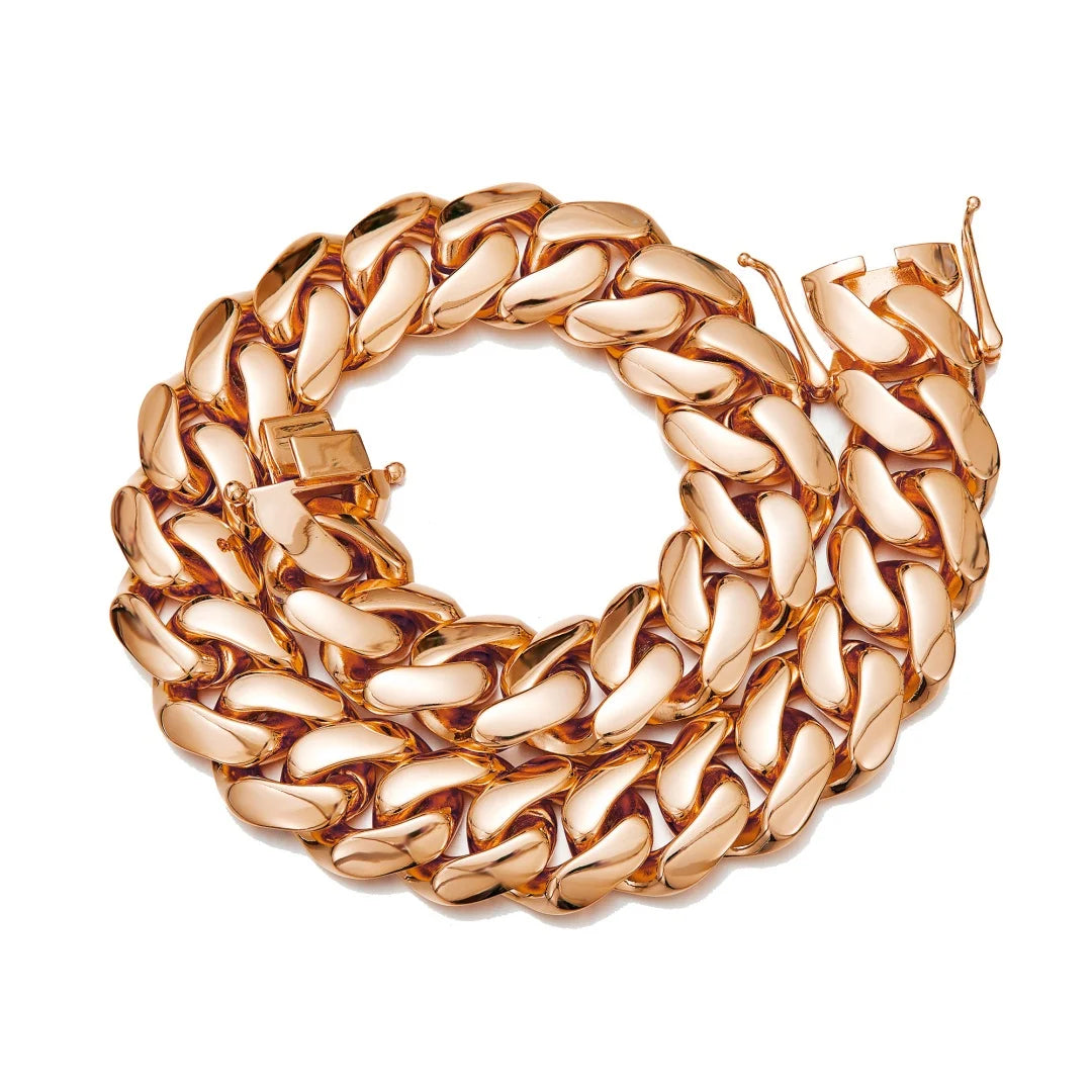 Zhejiang 316L Stainless Steel Cuban Miami Link Necklace