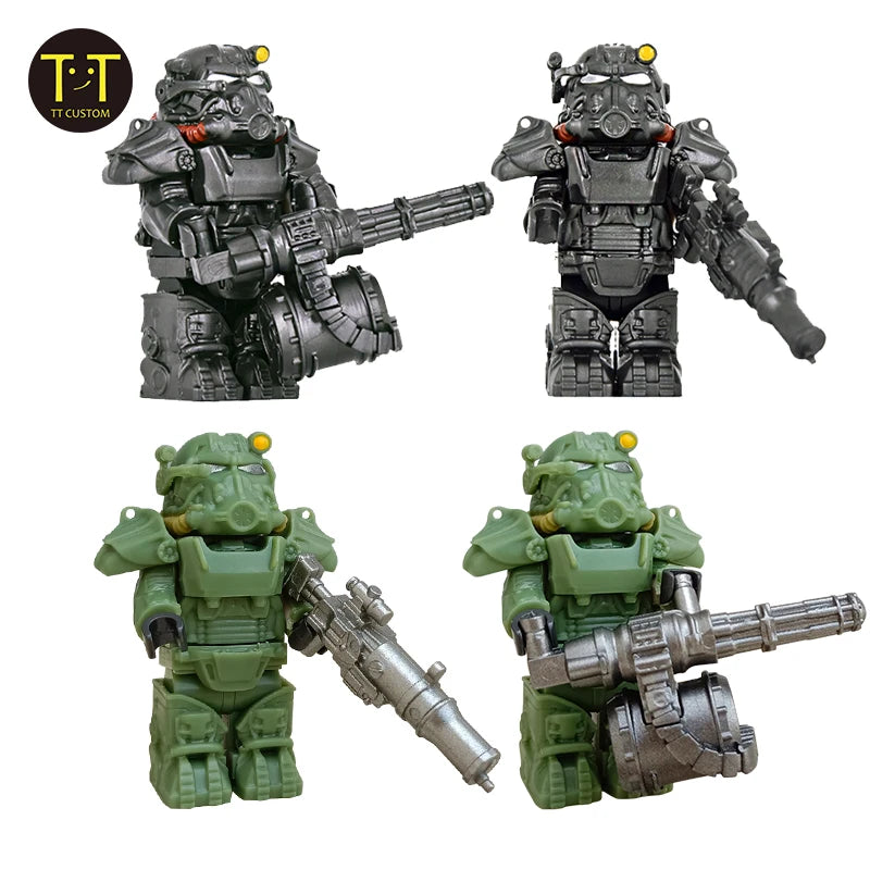 Military Soldier Mini Anime Action Figures Building Blocks