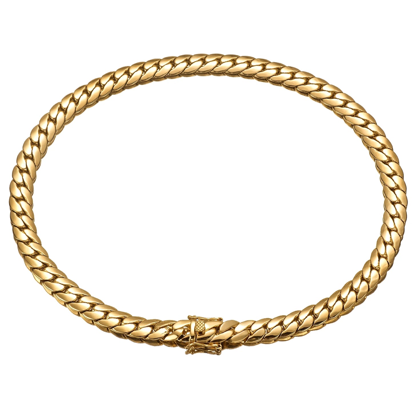 Zhejiang 18K Gold Plated Hip Hop Cuban Chain Necklace Men