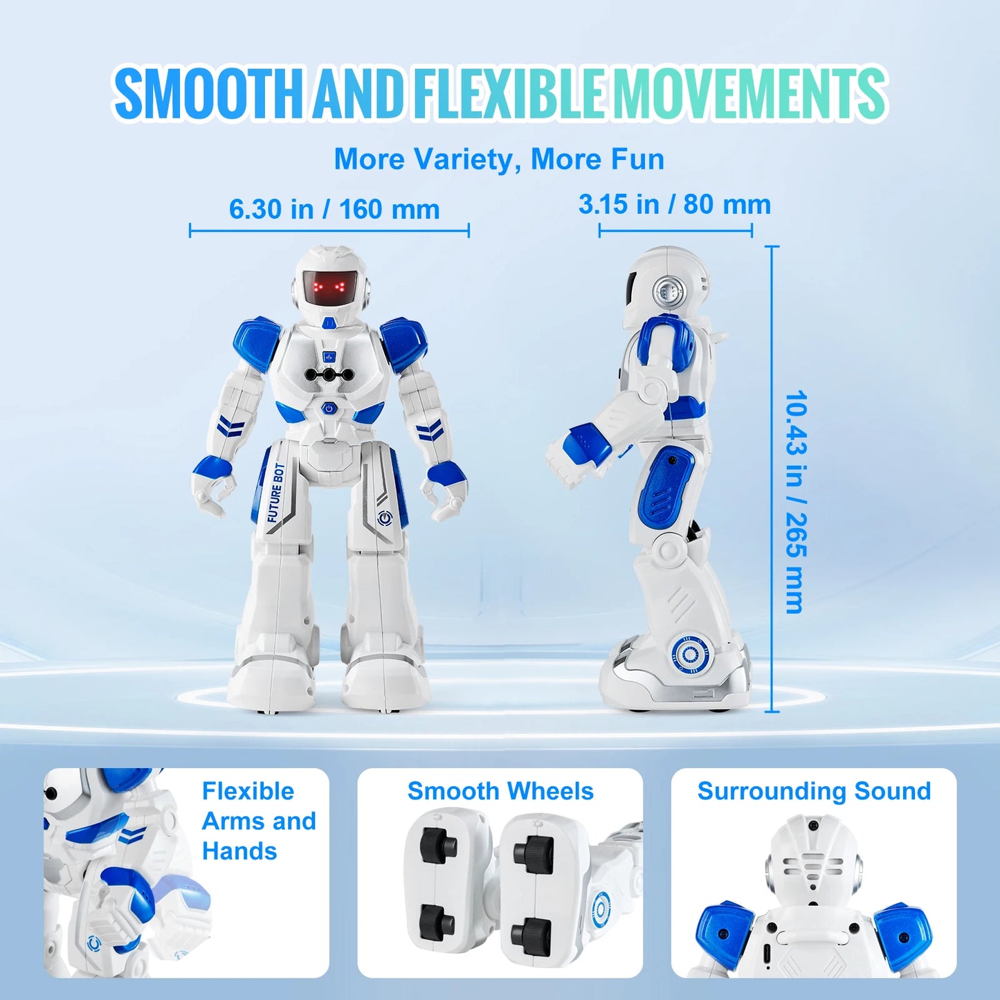 SucceBuy RC Robot Action Figure Walking Singing Dancing Toy
