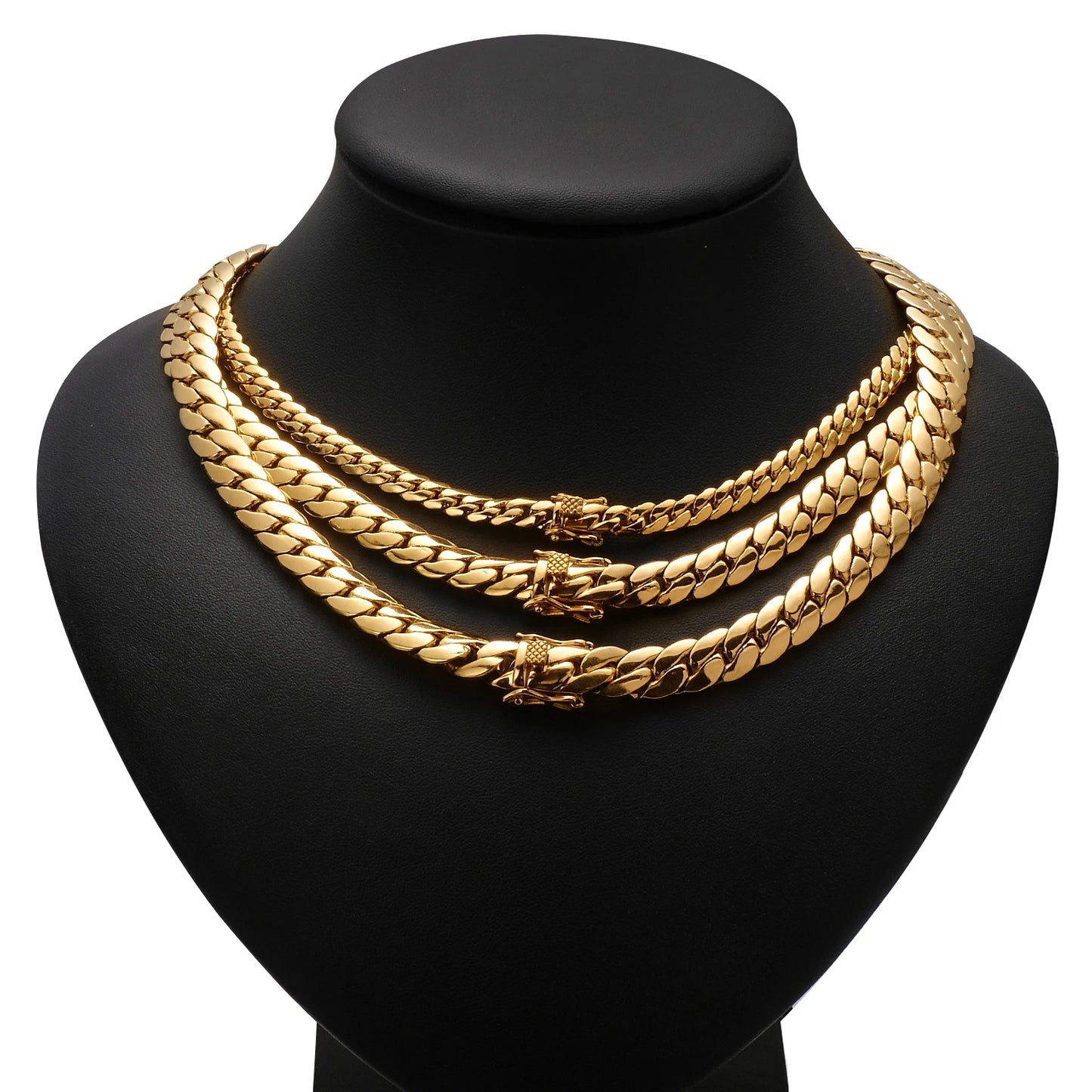 Zhejiang 18K Gold Plated Hip Hop Cuban Chain Necklace Men
