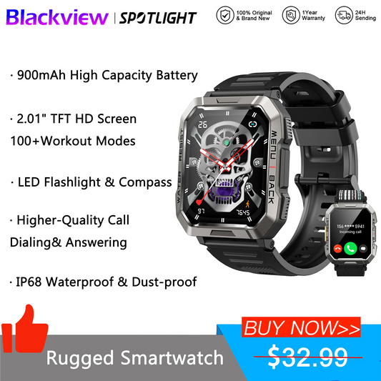 Blackview Smart Watch Outdoor Bluetooth Waterproof Pro
