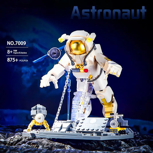 Haitai 875Pcs Space Astronaut Building Blocks Set Toy