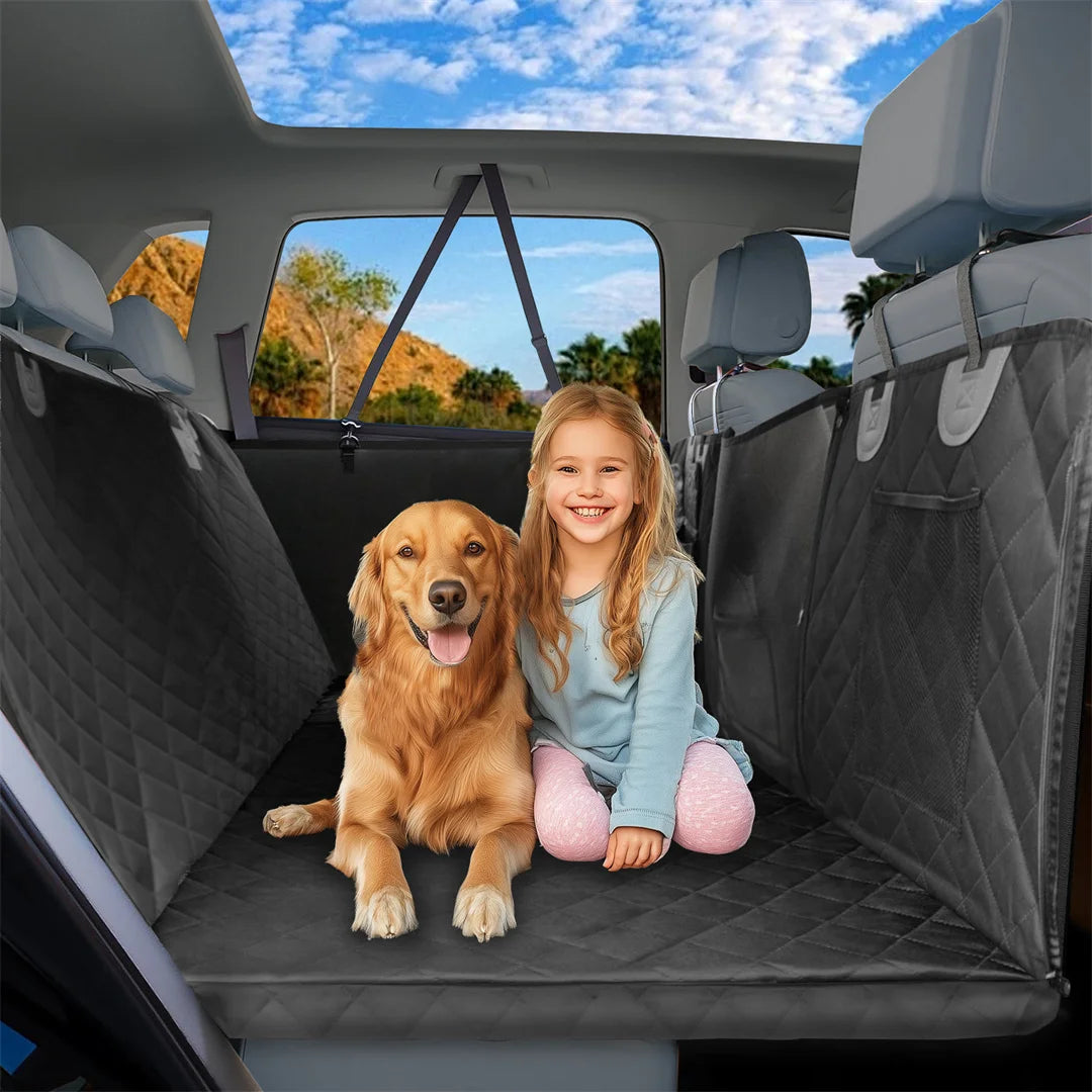 Waterproof Dog Car Seat Extender Hammock Back Seat Guard