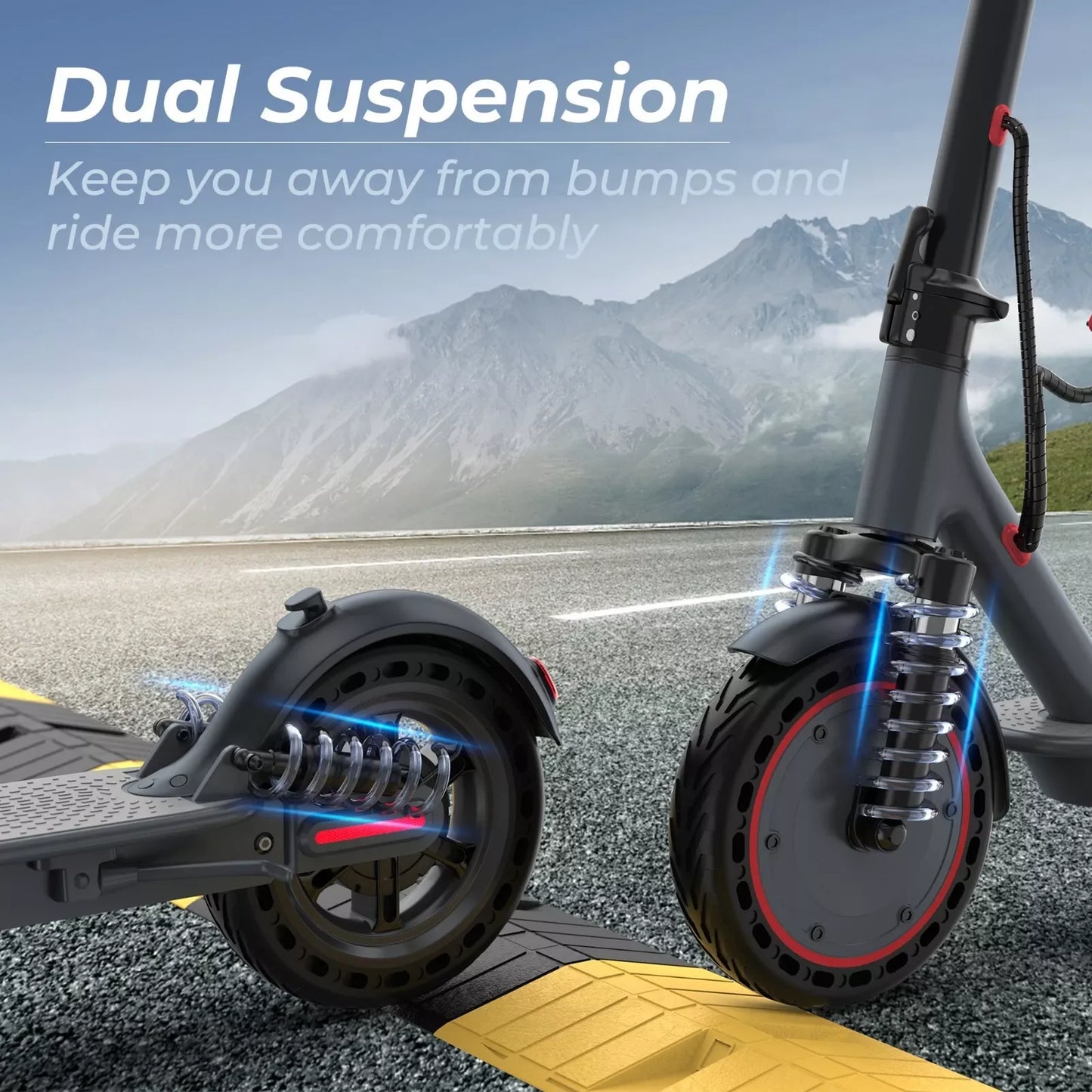 AOVOPRO Electric Scooter 10 Inch 500W Smart Folding Scooter