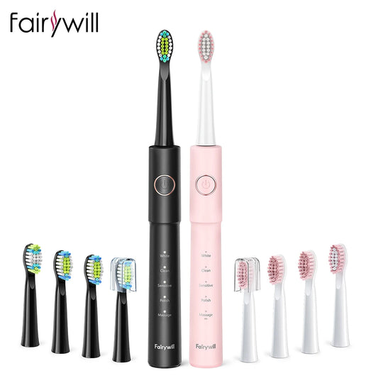 Fairywill E11 Sonic Electric Toothbrush Waterproof USB