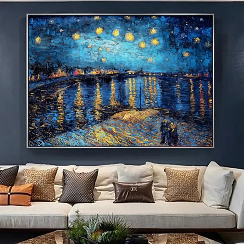 Van Gogh Almond Blossom Oil Painting Canvas Print Form