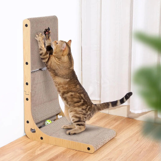 Guangdong L Shaped Cat Scratcher Pad for Indoor Cats