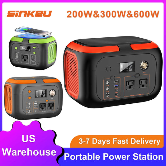 SinKeu Portable Power Station Solar Generator Energy Bank