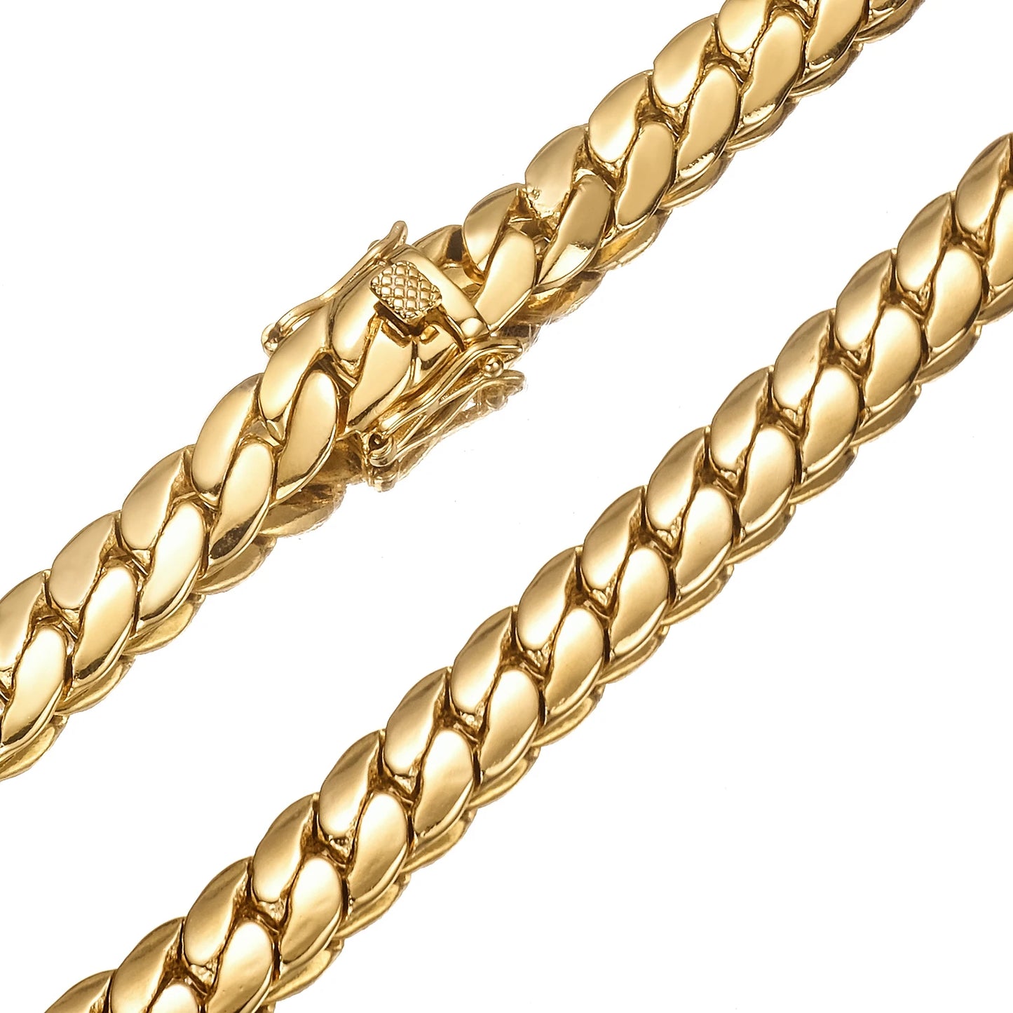 Zhejiang 18K Gold Plated Hip Hop Cuban Chain Necklace Men