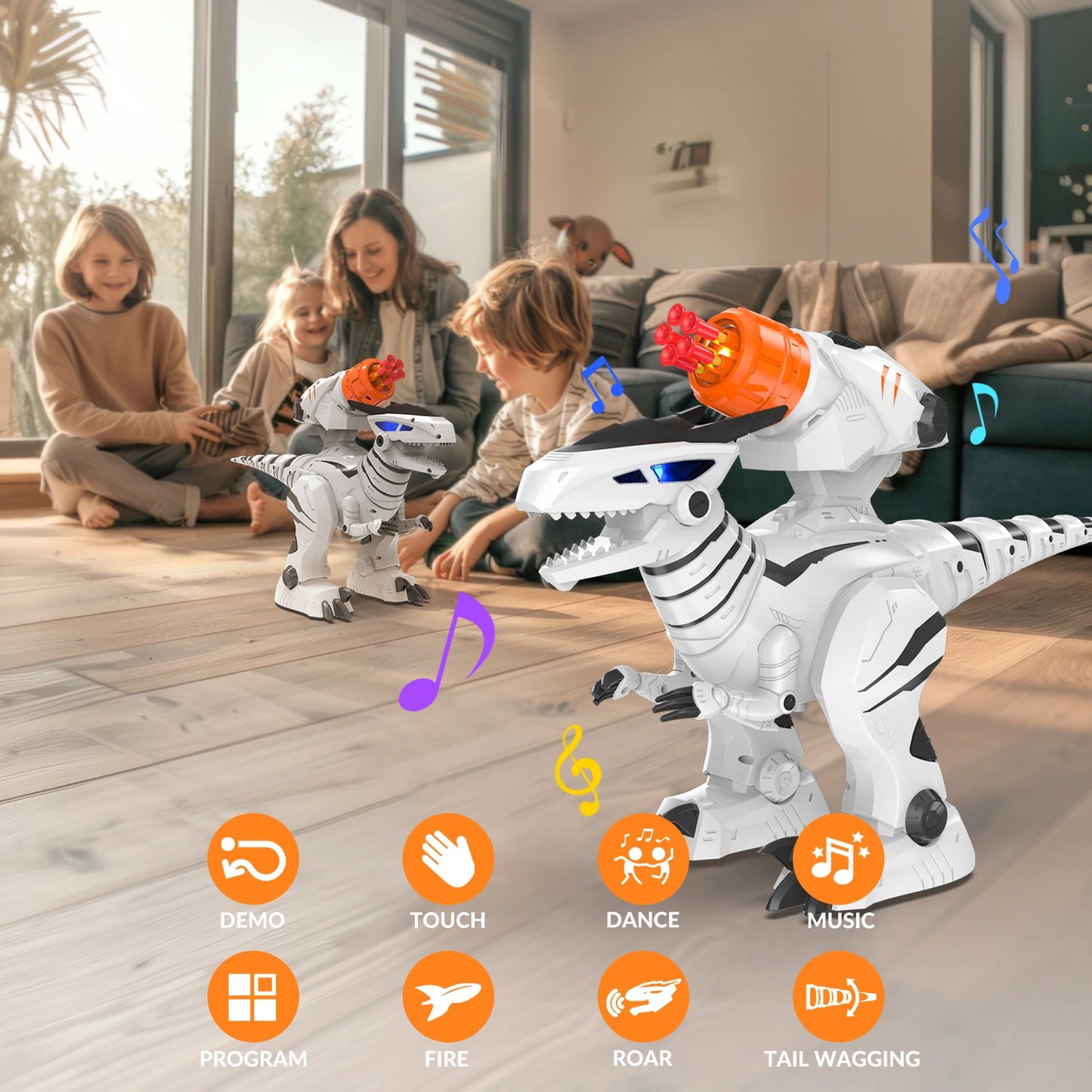Hign-concerned Chemical STEMTRON Programmable Dinosaur