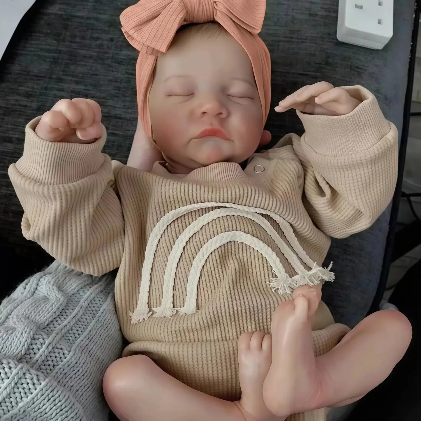 Risbecko Lifelike Reborn Doll Handmade Art With Veins