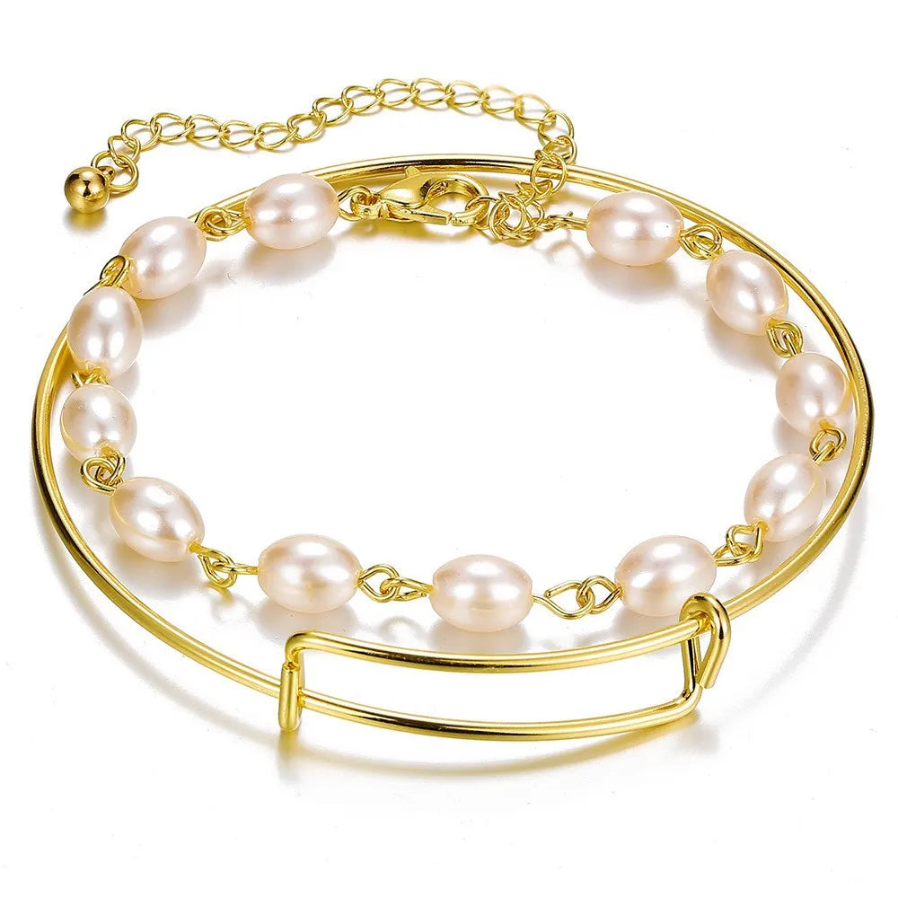 DAIPANCN Bohemian Metal Chain Bracelet Set For Women