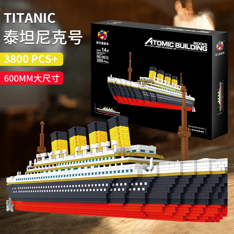 Haitai/Hitech Titanic Model Building Blocks Set For Gifting