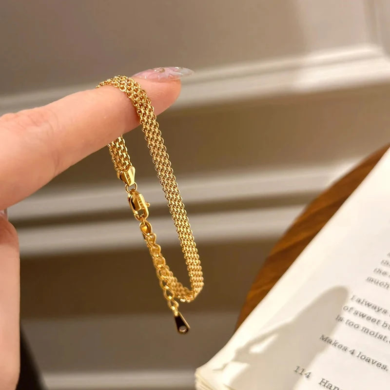 Chuhan 925 Sterling Silver Bracelet Elegant Women Gift