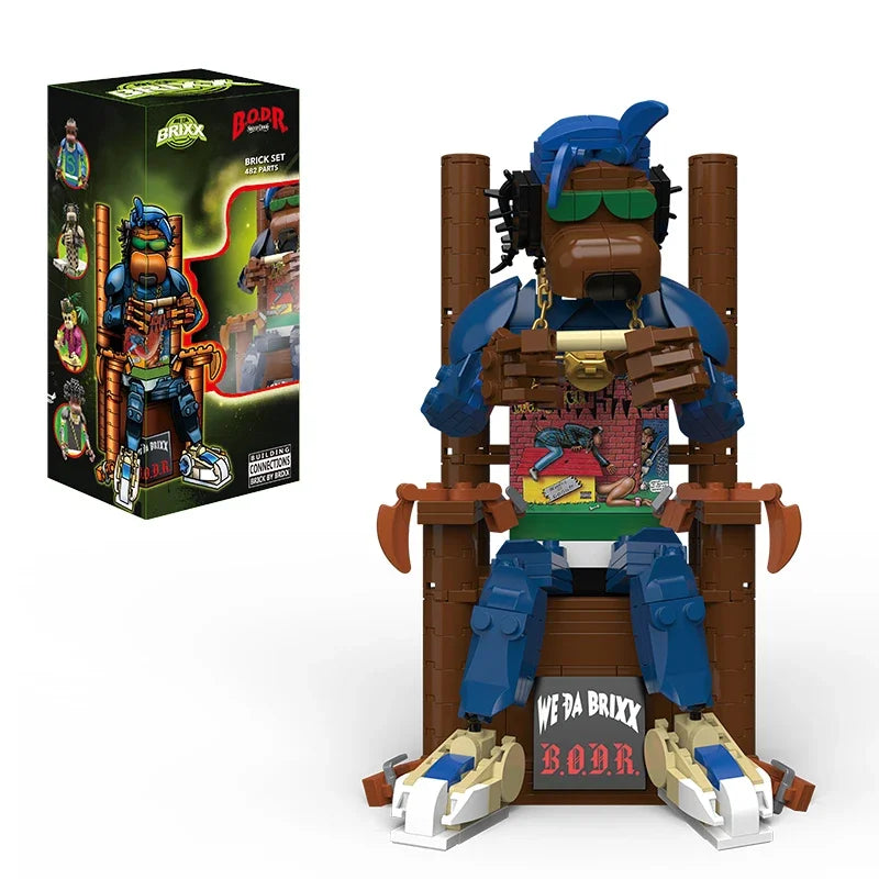 Hign-concerned Chemical Snoop Dogg Hip Hop Totem Blocks