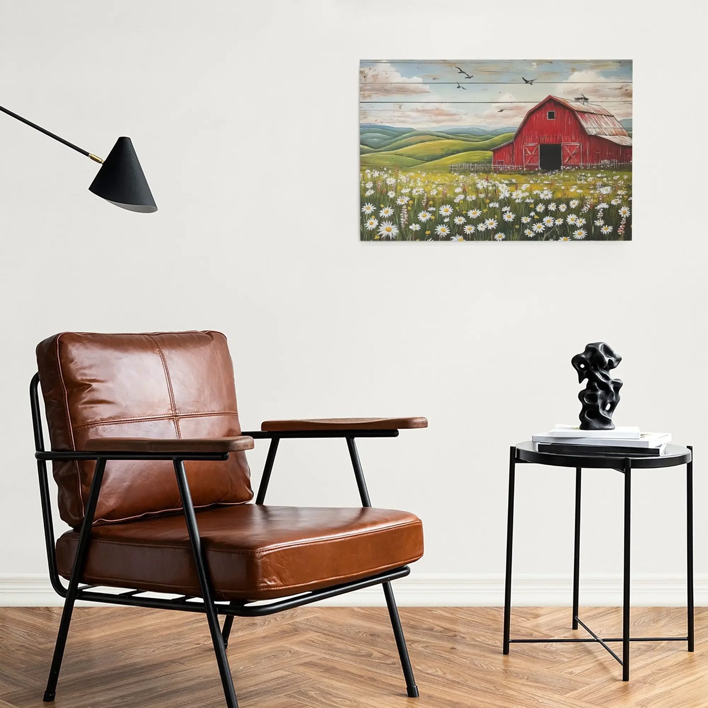 BotanicalCanvas Unframed Landscape Canvas Wall Art Decor