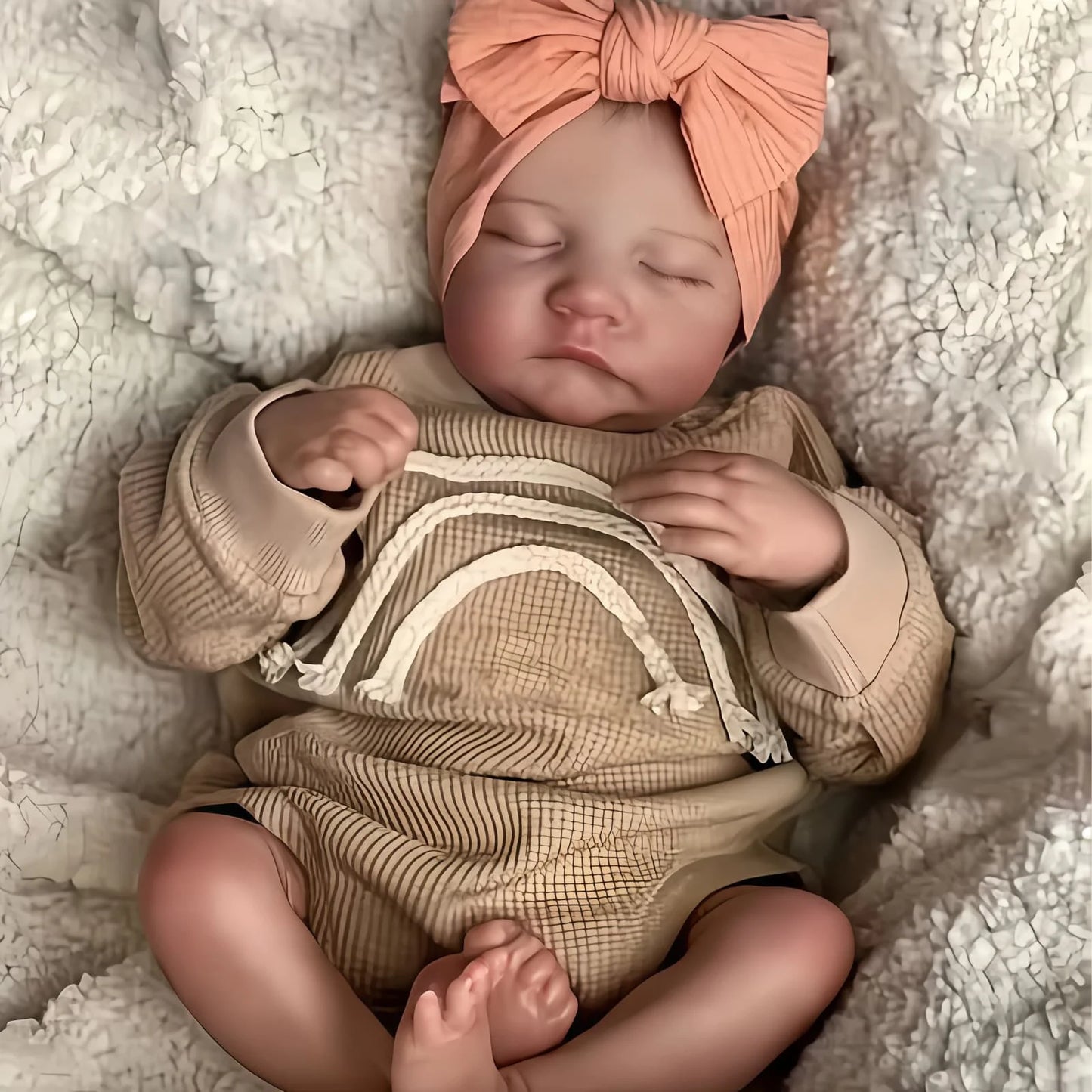 Risbecko Lifelike Reborn Doll Handmade Art With Veins