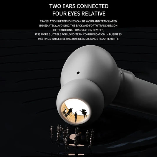 Shunmaii Real Time Translator Earbuds Bluetooth Headset