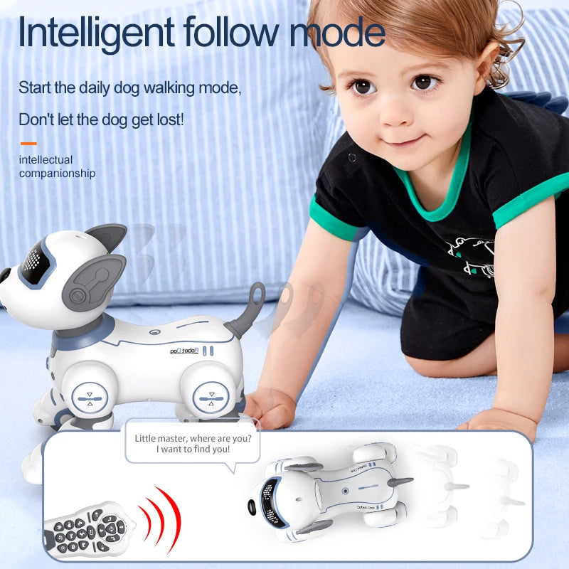 Kelaton RC Robot Dog Voice Command Programmable Toy