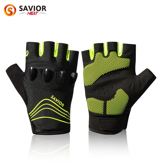 Savior Outdoor Cycling Gloves Half Finger LED Nightview