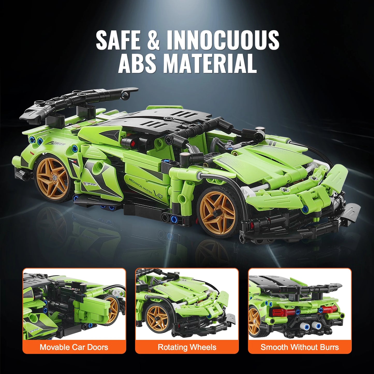 VEVOR 2 In 1 RC Car Robot 461 Pieces STEM Toys For Boys