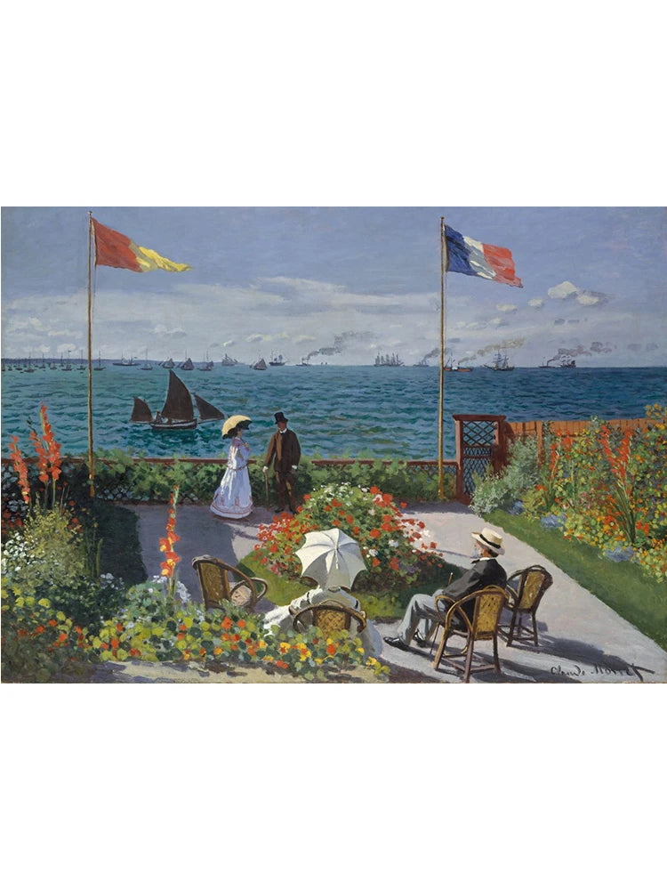 Zhejiang Claude Monet Romantic Canvas Art For Home Decor