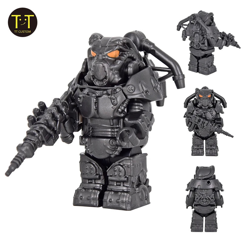 Military Soldier Mini Anime Action Figures Building Blocks