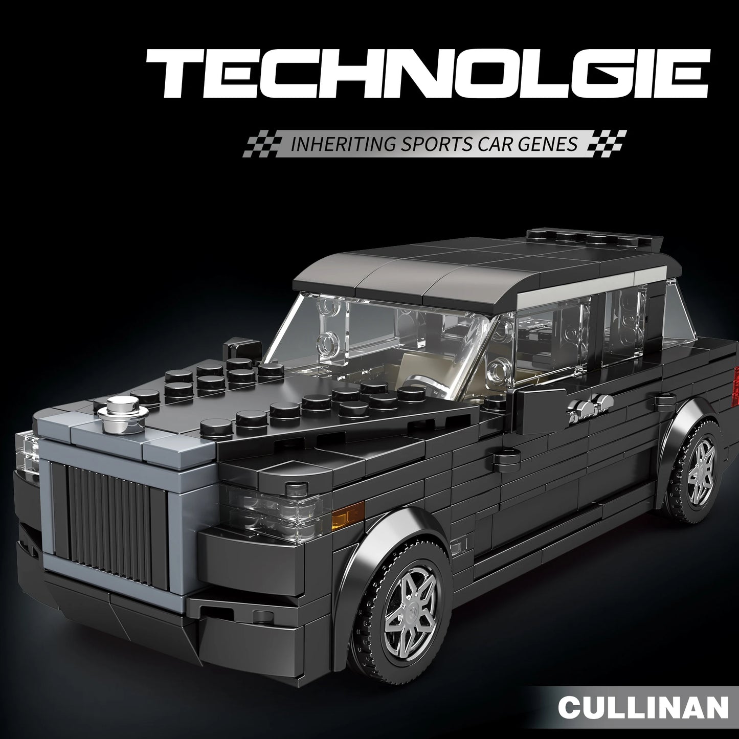 RR Cullinann Luxury SUV Model Car Building Blocks Set 480PC