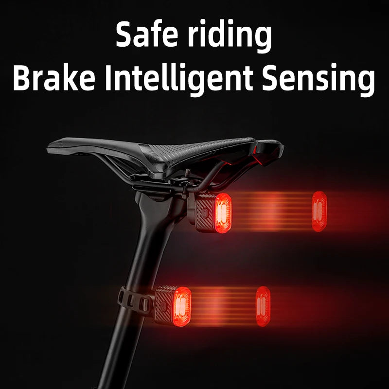 ROCKBROS Smart Bicycle Brake Light LED Cycling Taillight