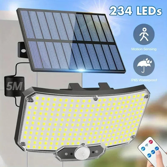 9900000LM Solar Street Light With Motion Sensor Flood Lamp