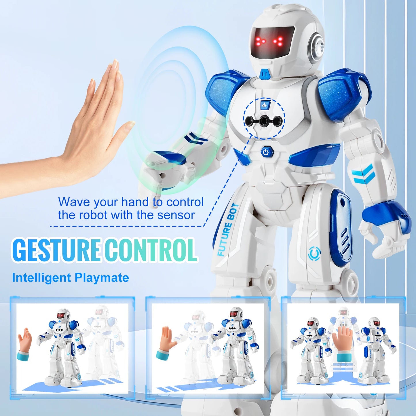SucceBuy RC Robot Action Figure Walking Singing Dancing Toy