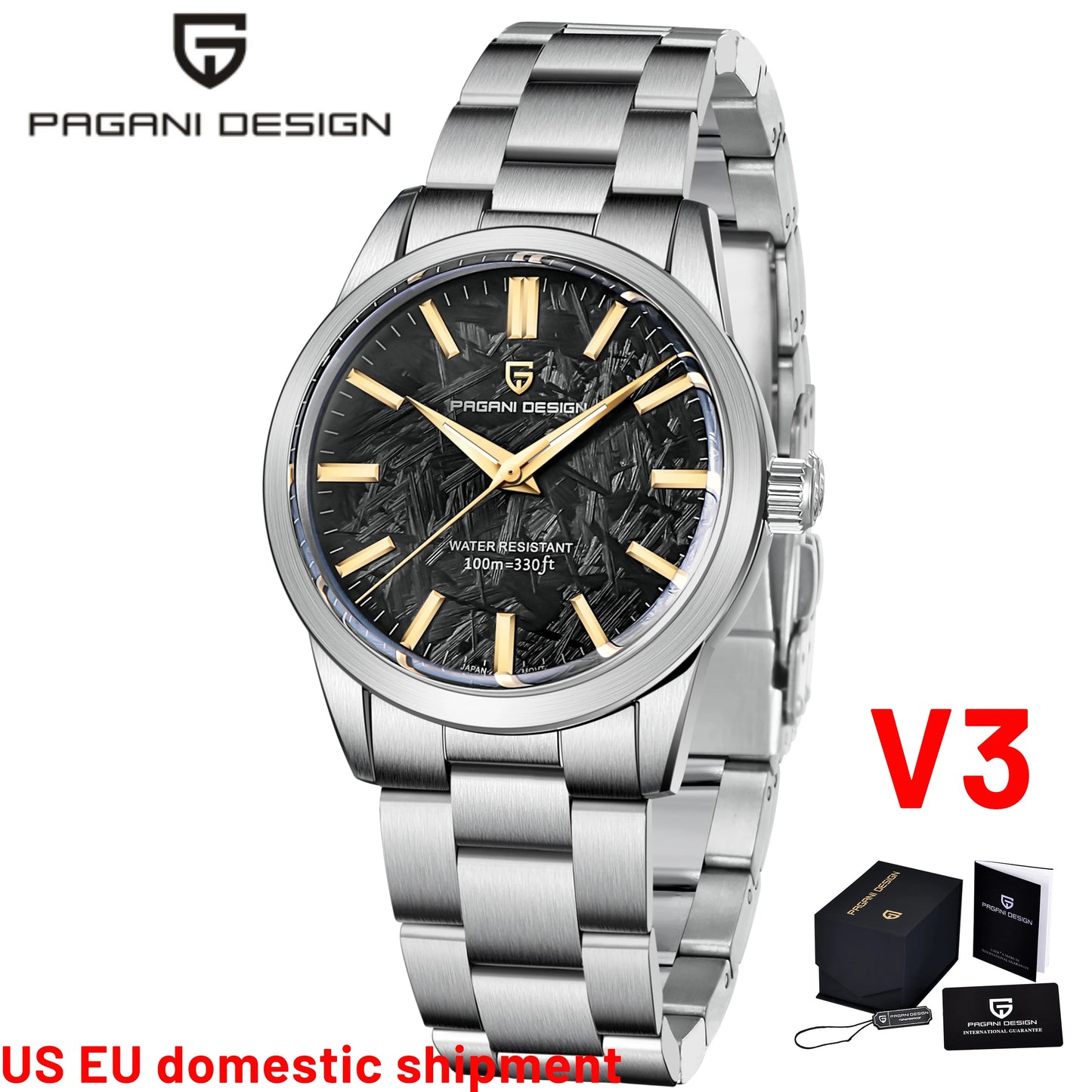 Pagani Design Luxury Ultra Thin Quartz Men's Watch