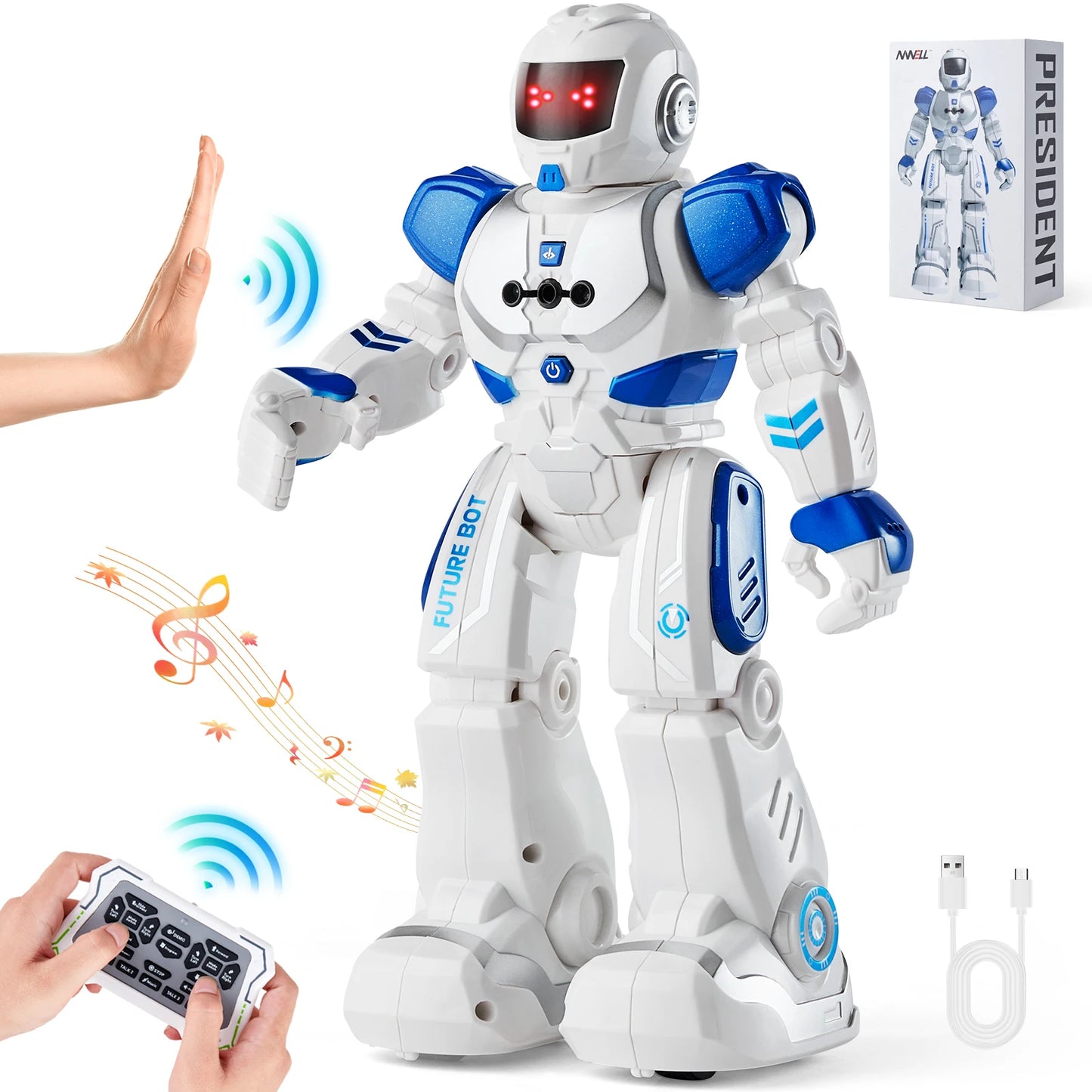 SucceBuy RC Robot Action Figure Walking Singing Dancing Toy