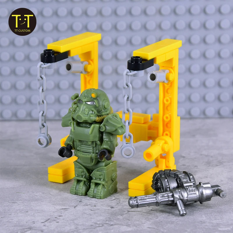 Military Soldier Mini Anime Action Figures Building Blocks