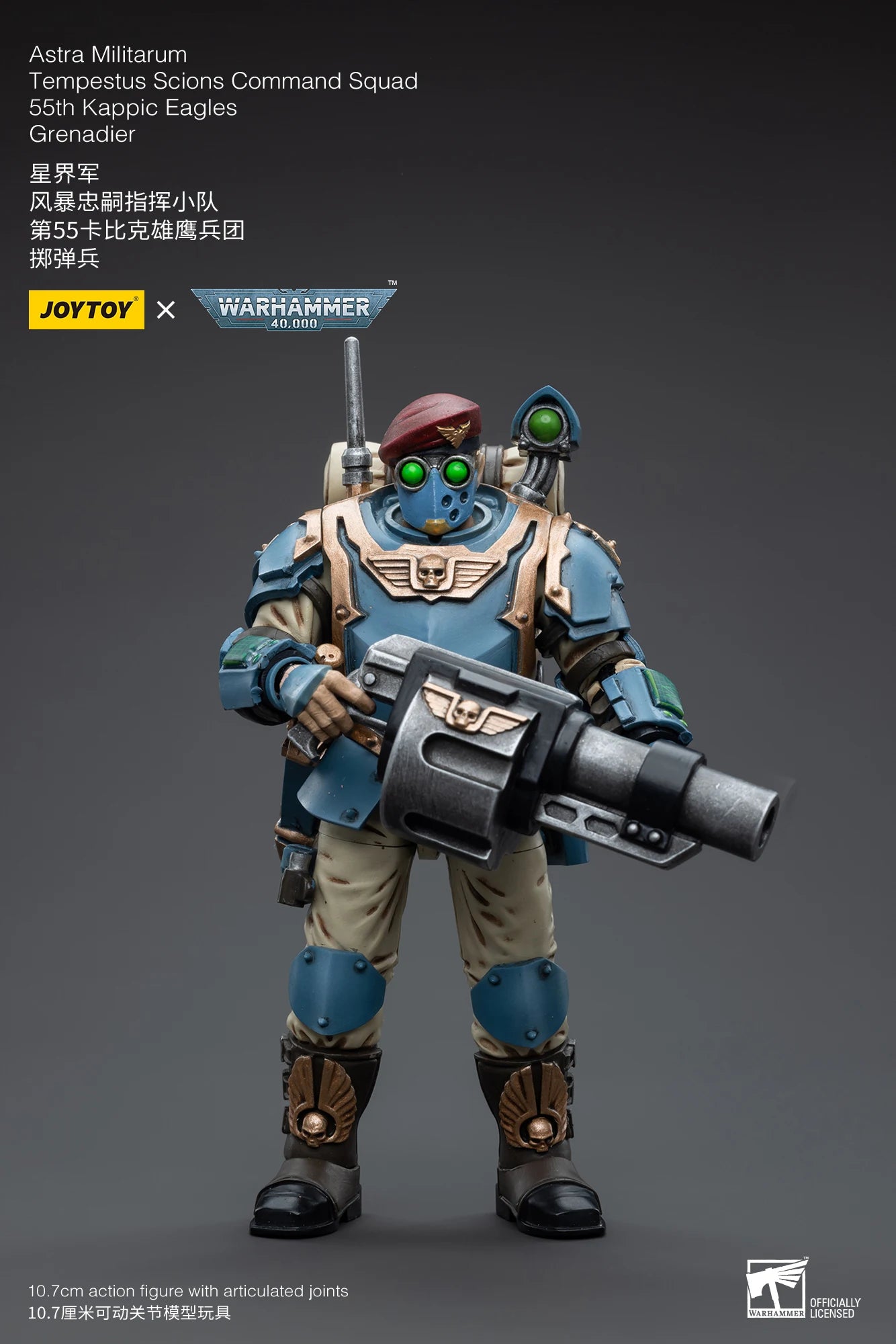 Joy Toy Warhammer 40K Tempestus Scions Command Squad
