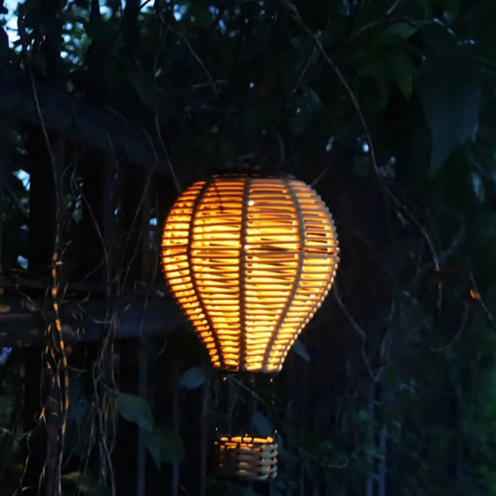 Hign-concerned Solar Hot Air Balloon Lantern Outdoor Lights