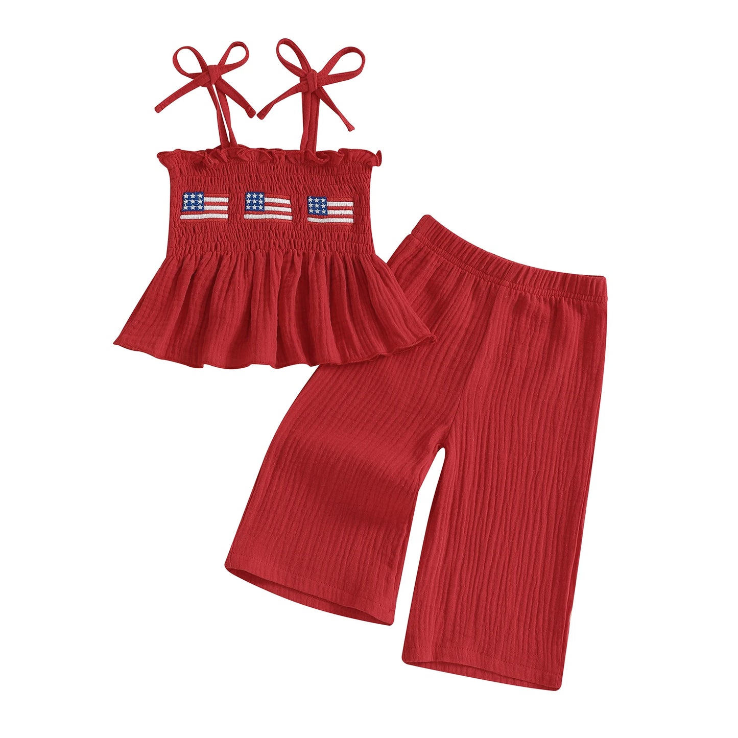 Emmababy Infant Girl Independence Day 2 Piece Set Outfit