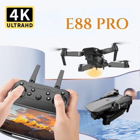 QJ E88Pro RC Drone 4K HD Camera Foldable Helicopter