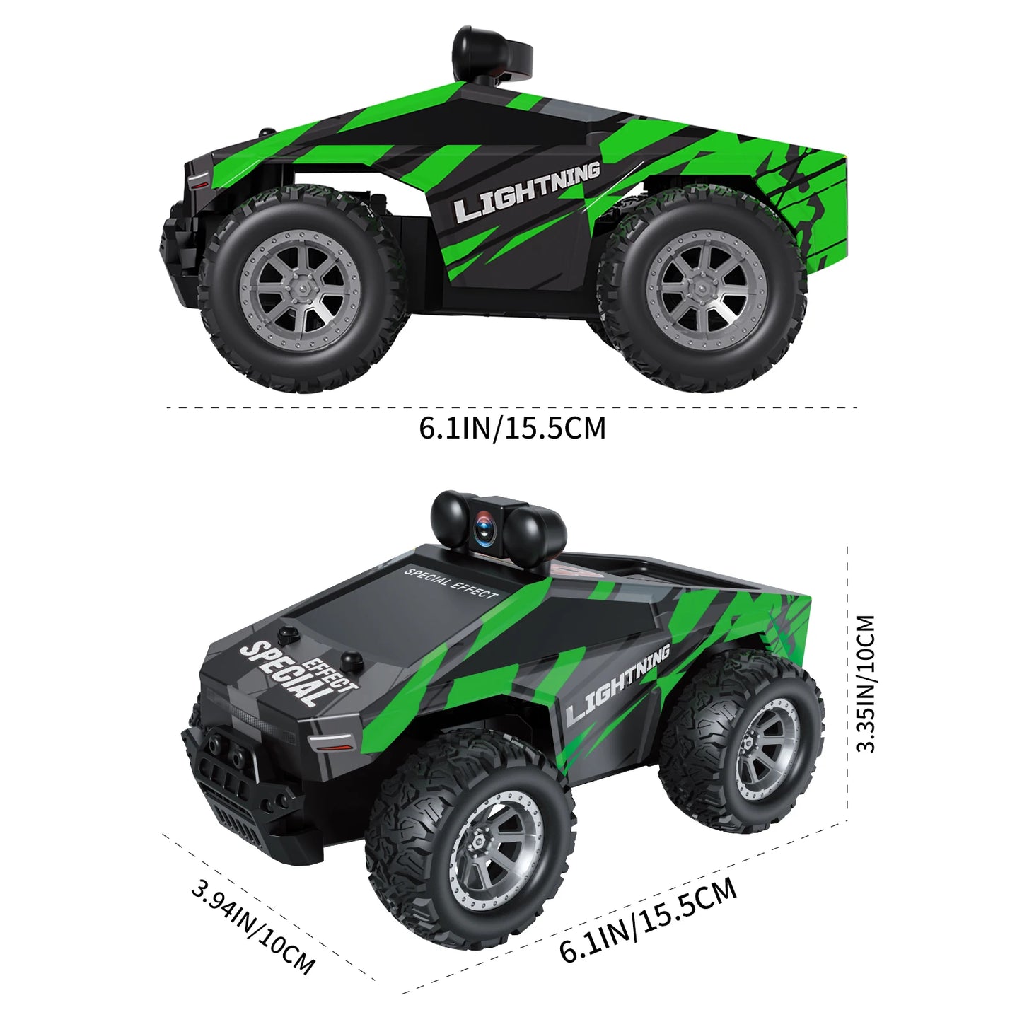 Wickena FPV RC Vehicle Featuring LED Lights 1 28 Scale