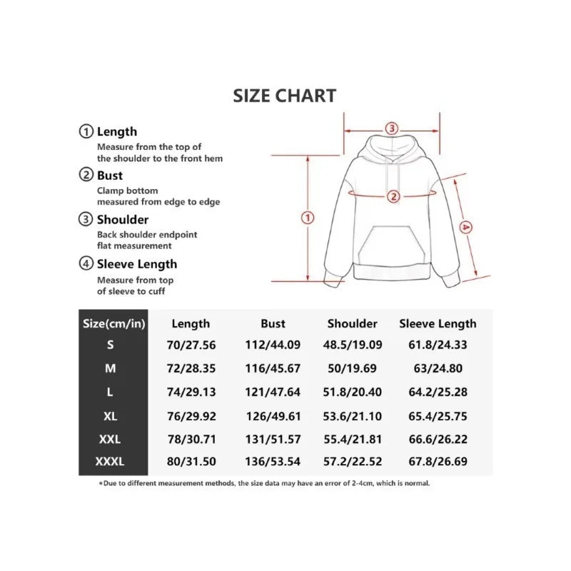 Hooded Streetwear Pullover Hoodie Unisex Casual Sweatshirt