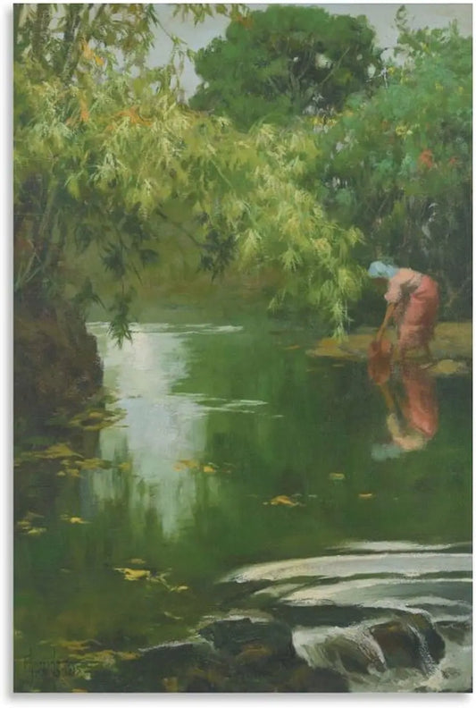 Decoration Top Modern Artist Fernando Amorsolo Canvas Wall Art Poster
