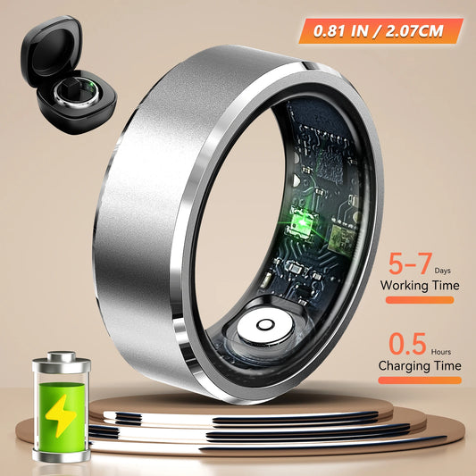 LaNikar R5 Smart Ring Bluetooth 5.1 Blood Oxygen Heart Rate