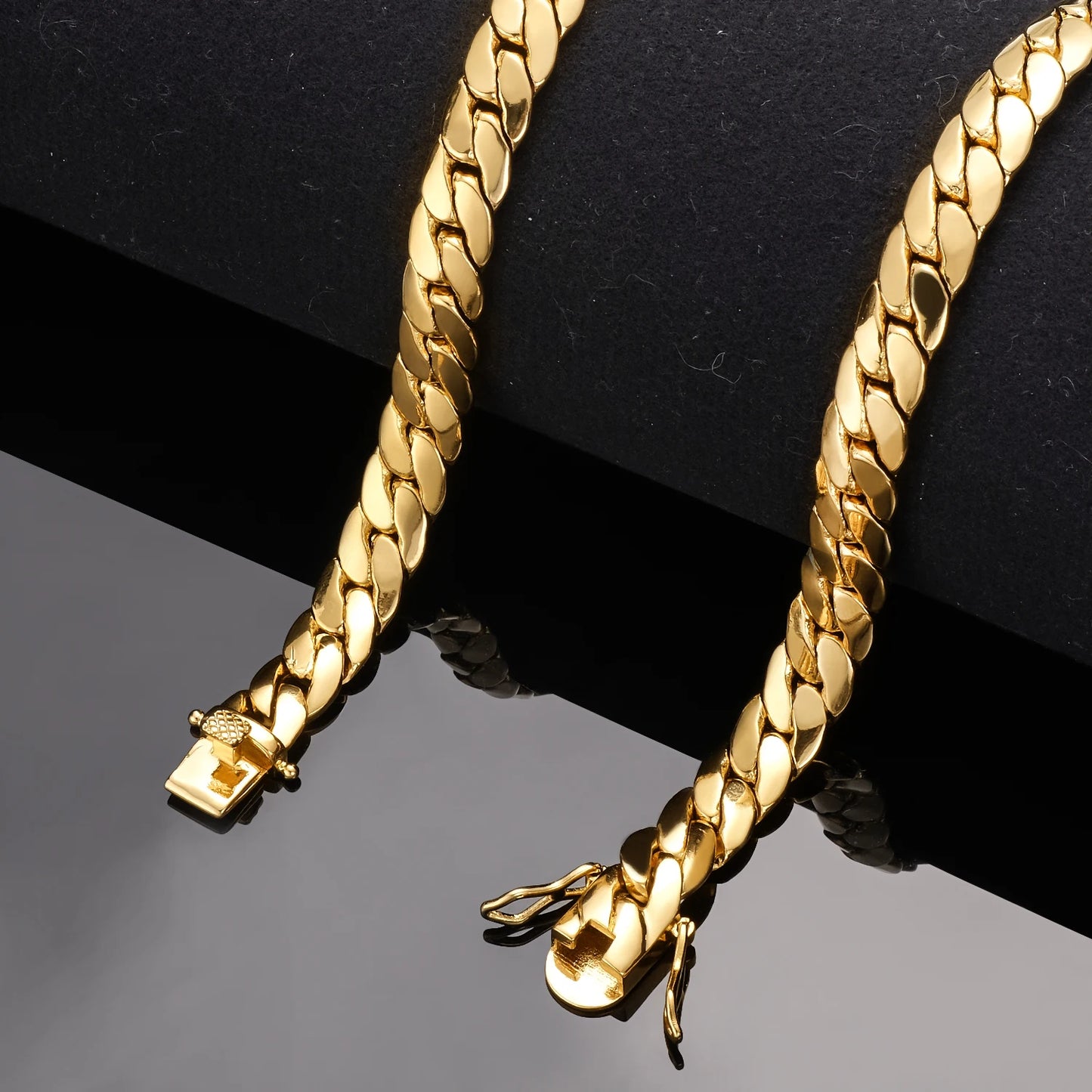Zhejiang 18K Gold Plated Hip Hop Cuban Chain Necklace Men