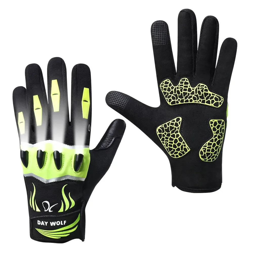 Savior Outdoor Sports LED Half Finger Cycling Gloves