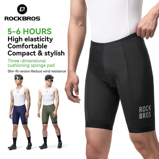 ROCKBROS Summer Cycling Shorts with Soft Sponge Pad