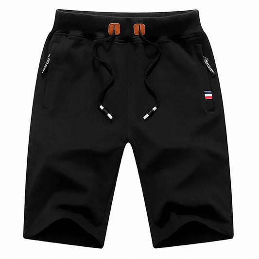 Mens Summer Cotton Casual Loose Jogger Shorts With Pocket