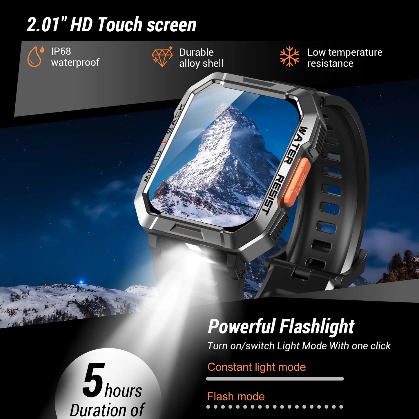 Blackview Smart Watch Outdoor Bluetooth Waterproof Pro
