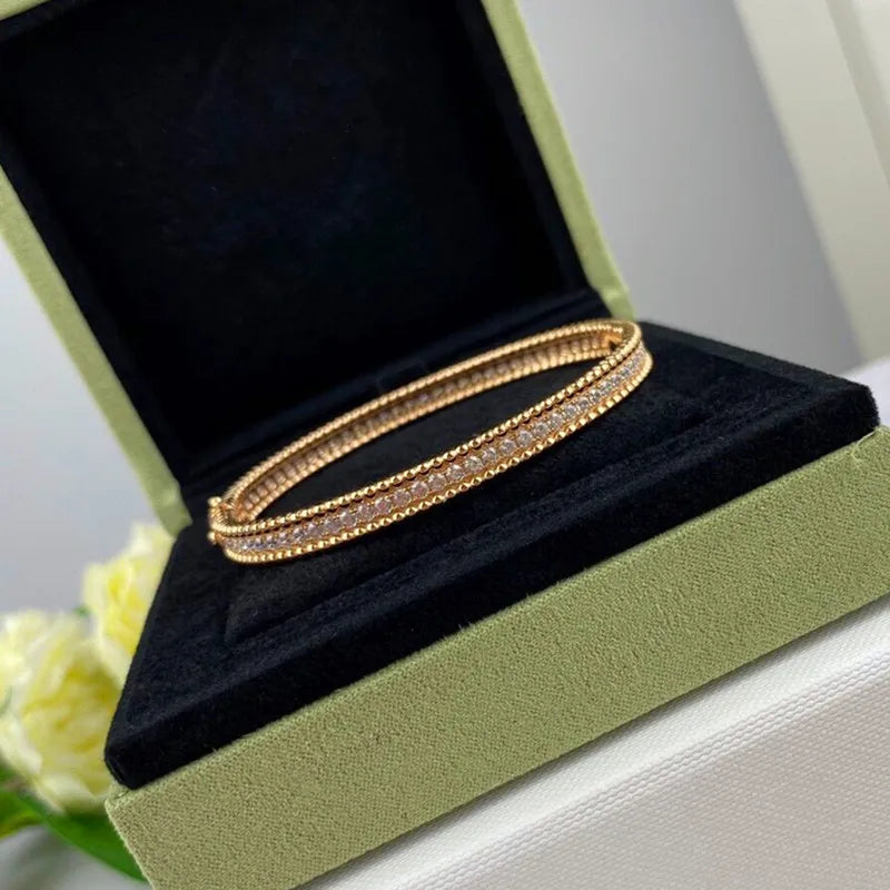 Certificate 925 Sterling Silver Zircon Bracelet For Women