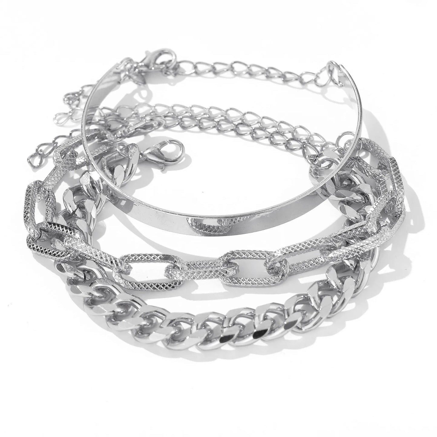DAIPANCN Bohemian Metal Chain Bracelet Set For Women